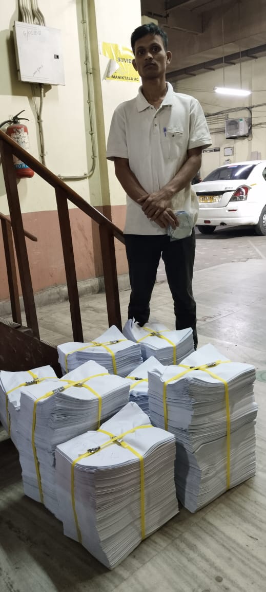 Handing over the Electoral Roll